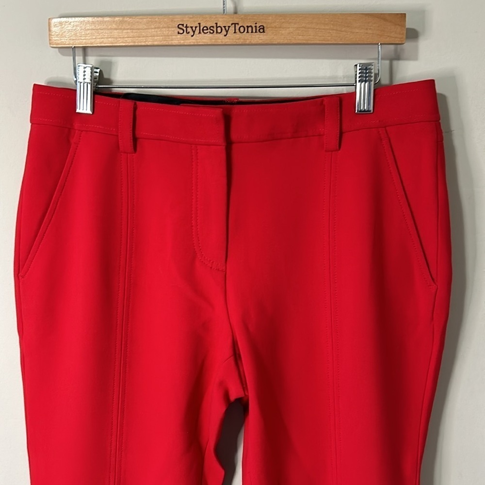 Alc Red Conway Trouser Double Split Bootcut Flair… - image 4